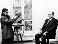 Séance de Travail avec Le président François Mitterrand - Palais de l'Elysée